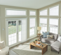 Graber Cellular Shades on Angled Windows