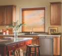 Graber Faux Wood Blinds (stained)